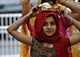 Girl in Indian Marriage 